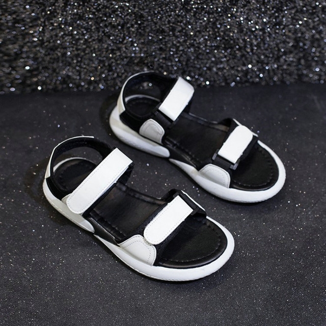 

Wedge Heel Pretty Sandals Women Casual Shoes, Size:40(Black)