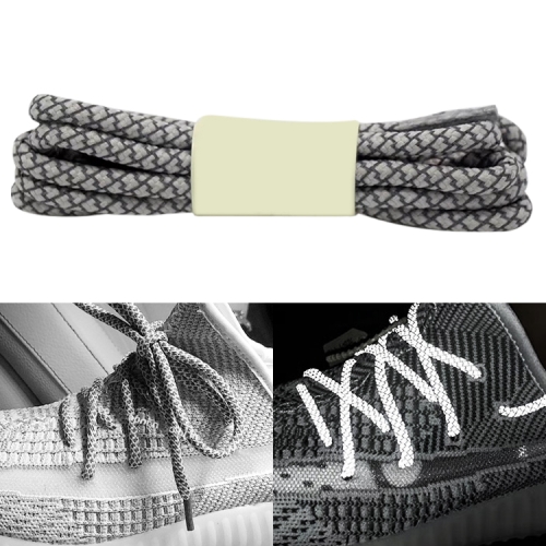 light grey round shoelaces