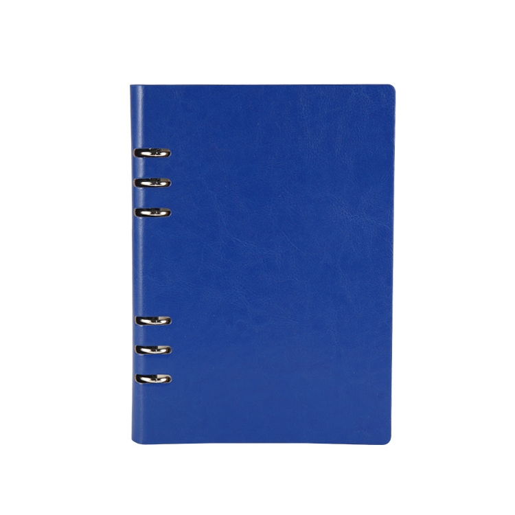 

Business Notepad Loose Leaf Replaceable Inner Notebook Thickened Diary Book, Color:A5 Blue