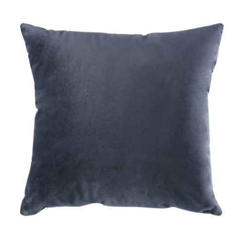 

Velvet Solid Color Soft Pillowcase, Size:45cm*45cm(Grey without Core)