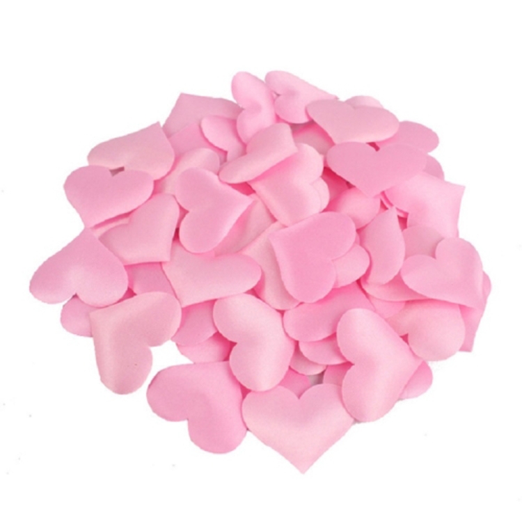 

100 PCS / Pack 3.5cm Wedding Supplies Love Hand Throw Flower Wedding Room Decoration Simulation Fake Petals(Pink)