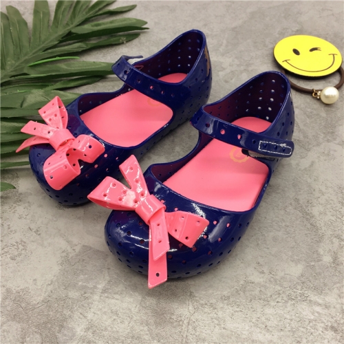 

Girls Summer Non-slip Hole Shoes Beach Sandals, Shoe Size:26(Royal Blue)