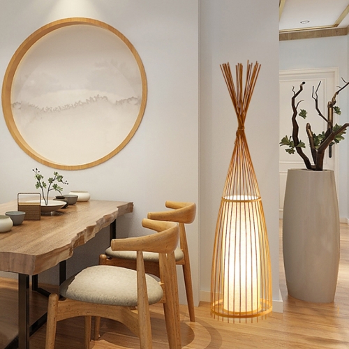 

Creative Chinese Bamboo Floor Lamp, Size:300 x 910 mm(Primary Color)