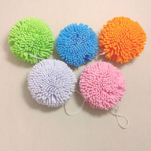 

5 PCS Colorful Body Exfoliating Sponge Bath Ball, Random Color Delivery