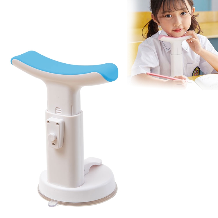 

Anti Myopia Sitting Posture Corrector Child Writing Posture Correction Bracket Vision Protector Sucker Style (Blue)