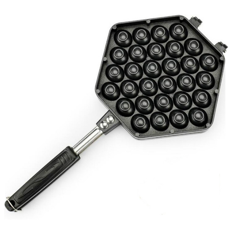 

Household Non-stick Bakeware Mold QQ Egg Baking Tray(Black)
