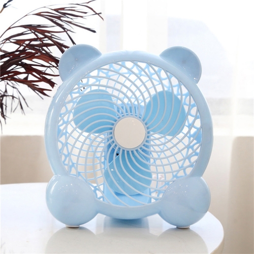 

7Inch Plug-in Mini Silent Student Dormitory Office Desktop USB Fan(Blue)