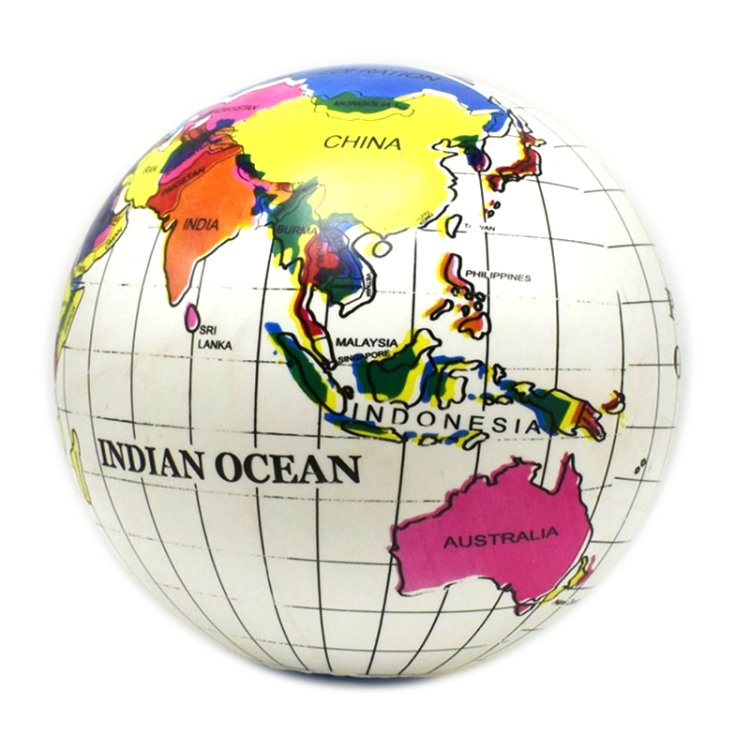 

Children Inflatable English Version Earth Shape World Map Globe Ball Summer Water Toys Beach Ball