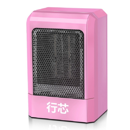 

Home Speed Hot Mini Heater Office Desktop Heater Student Dormitory Small Electric Heater, Specification:EU Plug(Pink)