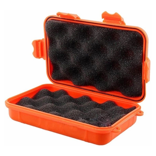 

Outdoor Shockproof Waterproof Tool Box Airtight Case EDC Travel Sealed Container(Orange)