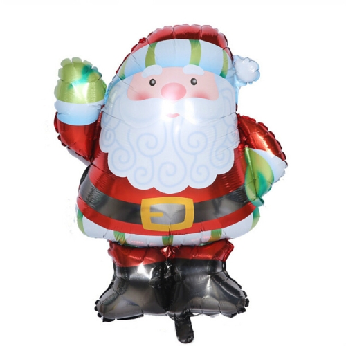 

5 PCS Christmas Mini Cartoon Decoration Snowman Old Man Bell Christmas Tree Aluminum Film Aluminum Foil Balloon, Specificate:Santa Claus