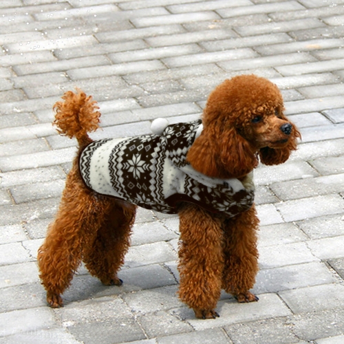 

Pet Dog Christmas Costume Pet Snow Warm Coat, Size:M(Black )