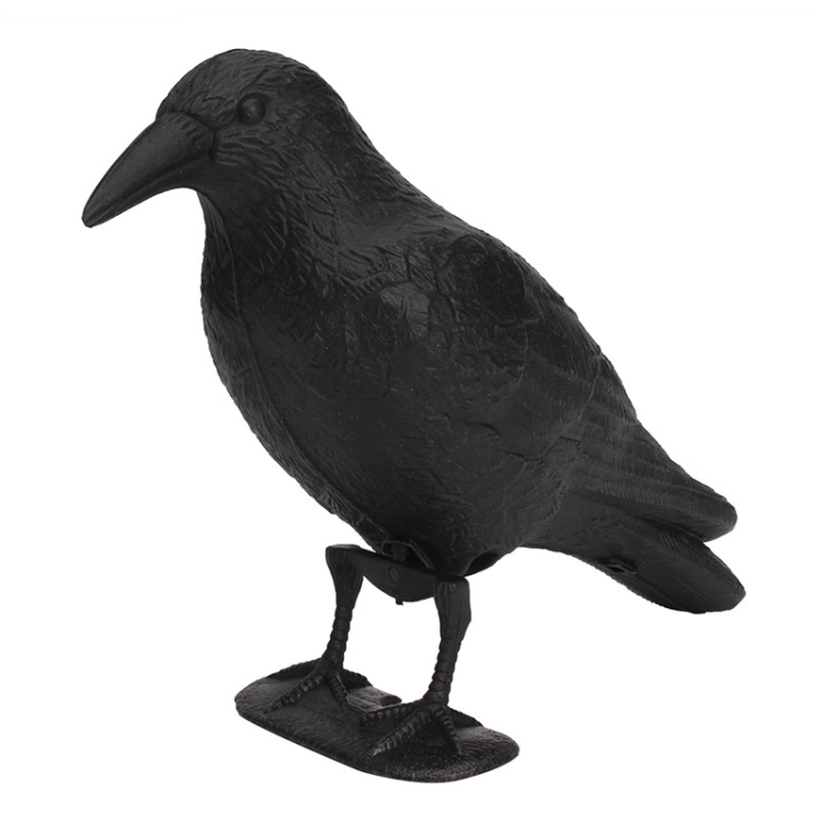 

Simulation Raven Hunting Bait Decoration Plastic Scarf Bird Repellent Pest Tool