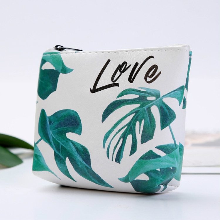 

Small Fresh Purse Large Capacity Printing Coin Pocket(Love)