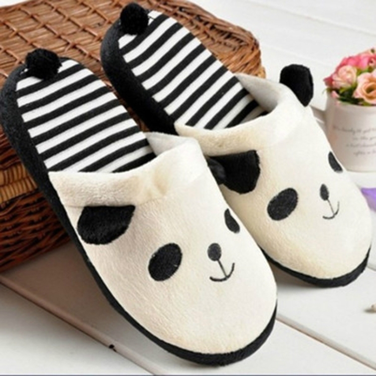 

Panda Home Indoor Floor Slip Women Cotton Slippers, Size:40-41 (Suitable for 39-40)(White)