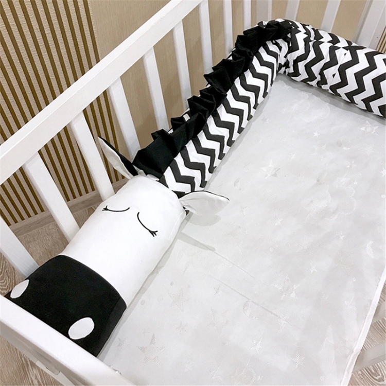 Sunsky Zebra Child Safety Fence Cotton Bed By Anti Collision