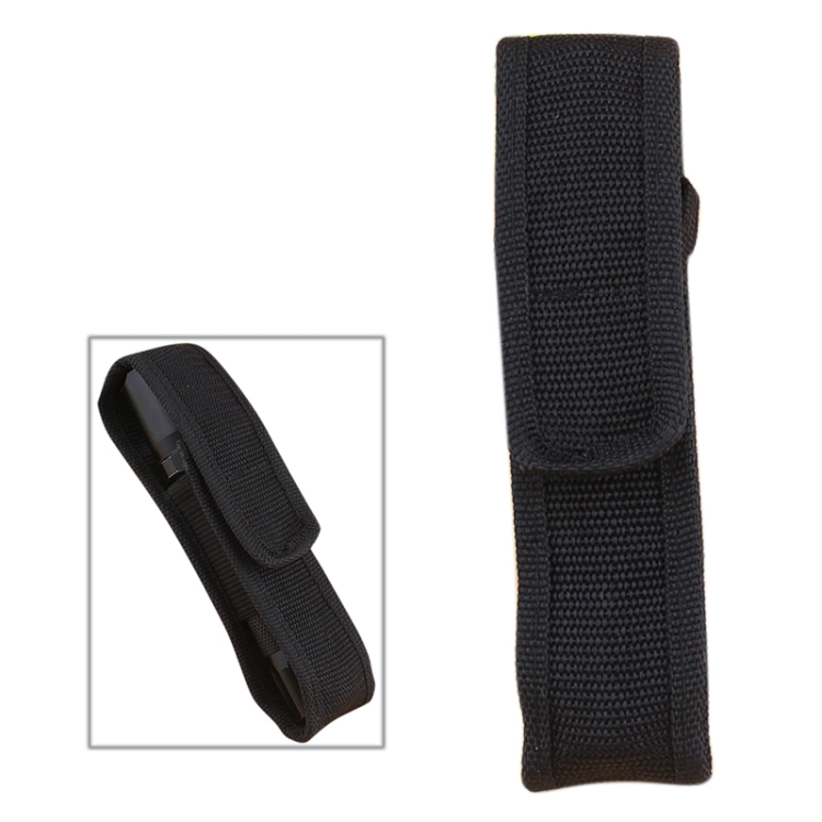 

5 PCS Outdoor Glare Flashlight Cloth Set Portable Flashlight Nylon Cloth Cover(Black)