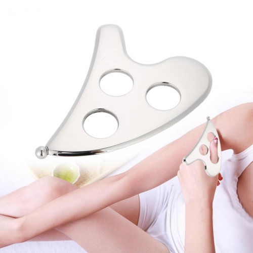 

2 PCS Beauty Care Medical Stainless Steel Scraping Board Loose Muscle Meridian Massager