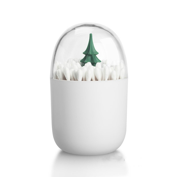 

Creative Animal Plant Shape Toothpick Cotton Swab Storage Box Christmas Tree