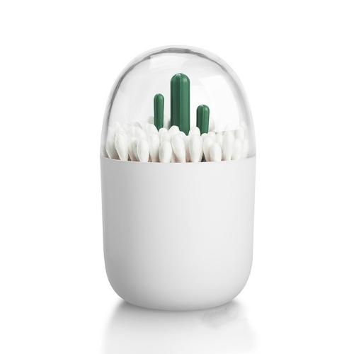 

Creative Animal Plant Shape Toothpick Cotton Swab Storage Box Cactus