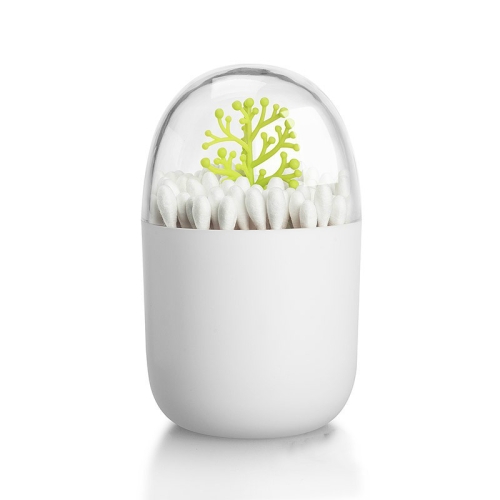 

Creative Animal Plant Shape Toothpick Cotton Swab Storage Box Little Green Trees