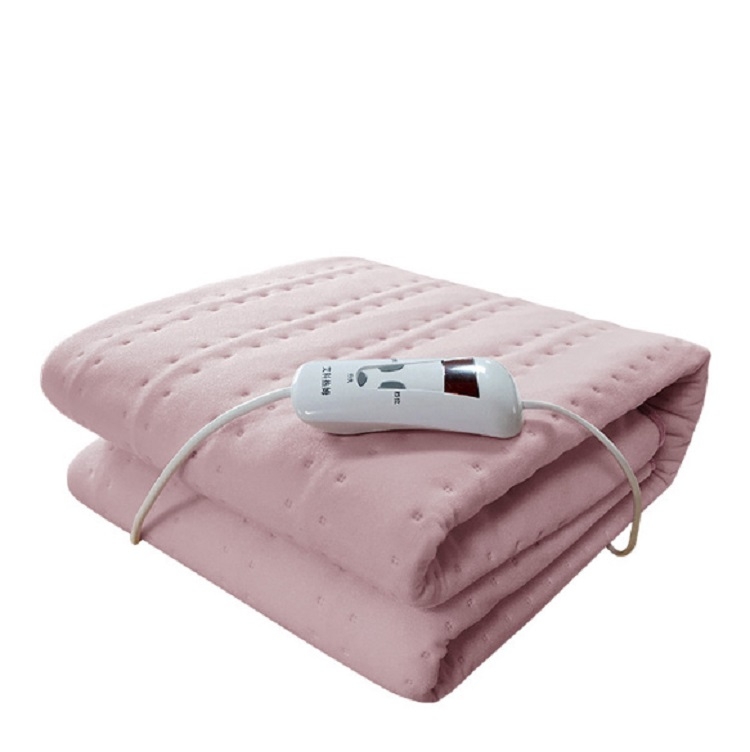

Safe Electric Heated Blanket Electric Mattress Velvet Thermostat Electric Mat Pad, Size 150x75cm, 220V CN Plug, Size:150x75cm(Pink)