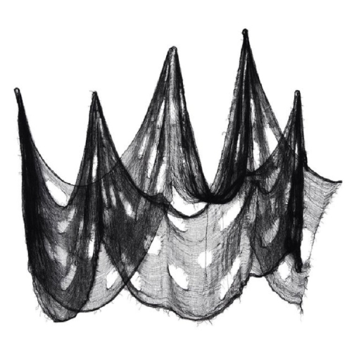 

Halloween Horror Decorations Gauze Haunted House Scene Arrangement Props, Type:Black Hole Cloth