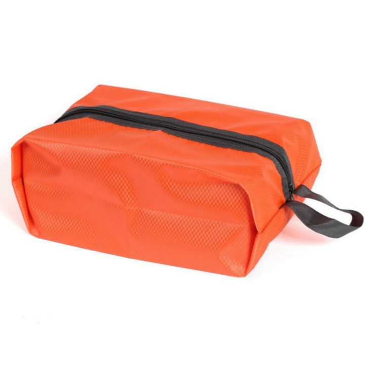 

2PCS Travel Storage Bag Portable Waterproof Shoe Bag Home Shoe Zip Bag Storage Bag, Size: One Size(Orange)