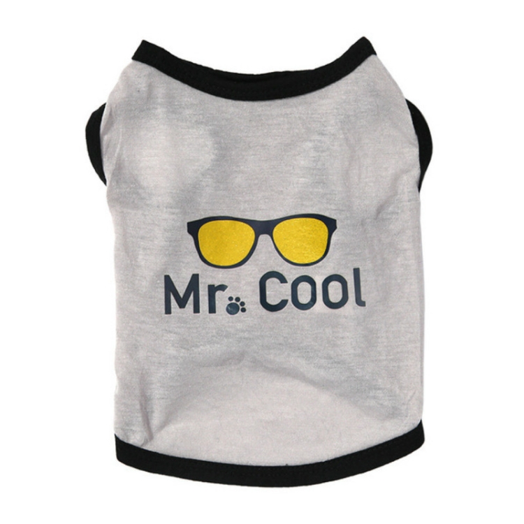 

2 PCS Pet Cothing Dog Cat Spring and Summer Thin Cute Vest, Size:S(Light Blue)