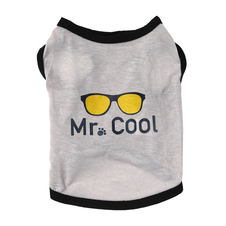 

2 PCS Pet Cothing Dog Cat Spring and Summer Thin Cute Vest, Size:XL(Light Blue)