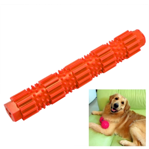 

Pet Dogs Training Chew Pet Toys Strong Bite Resistant Dogs Rubber Molar Toys, Size:S(Orange)