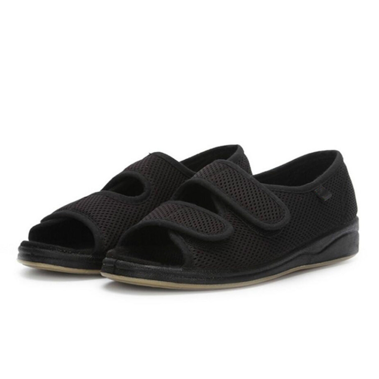 

Widening and Fatning Middle-Aged Shoes, Size:39(Black)