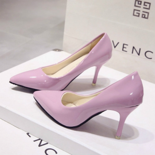 

Fashion Fine Heel Versatile Pointed Head High Heels, Size:36(Pink)