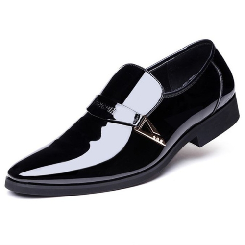 

Autumn Men Trend Leather Shoes Men Wild Casual Shoes, Size:38(Black)