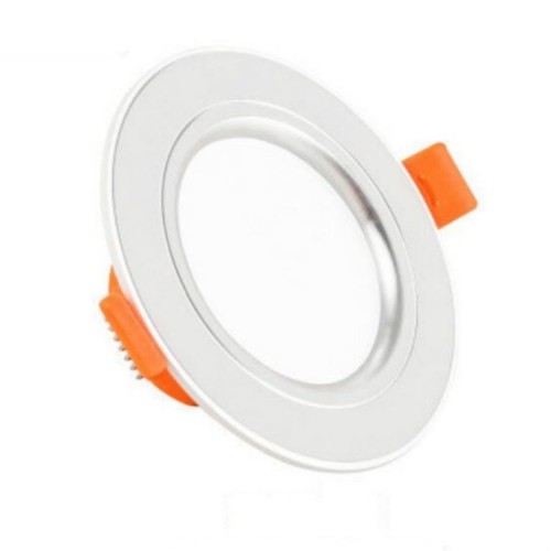 

LED Embedded Simple Lamp Ceiling Small Household 3w Spotlight Ceiling Hole Lamp Living Room Bucket, Color:Silver-White, Power:3W