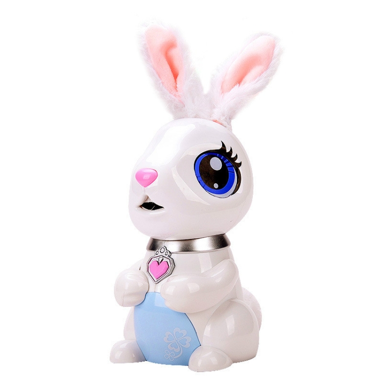 

Little Bunny Smart Electric Toy Singing Storytelling Children Toys(White)
