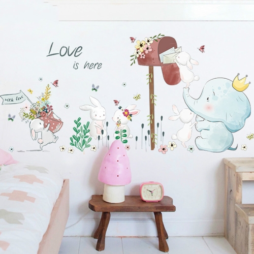 

Cartoon Cute Children Room Bedside Kindergarten Layout Decorative Wall Stickers