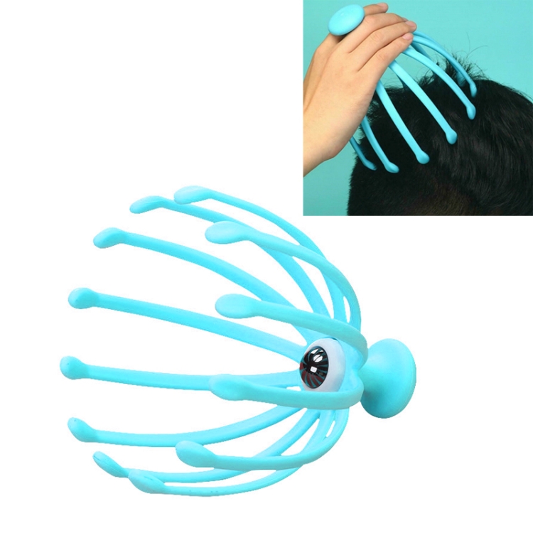 

Head Manual Massage Claw Magnetic Beads Creative Office Decompression Tool(Blue)