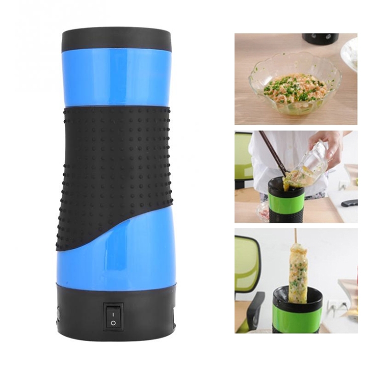 

Electric Egg Roll Machine Home Automatic Multi-function Breakfast Cup Lazy Artifact, CN Plug(Blue)