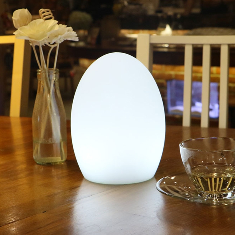 egg shaped table lamp