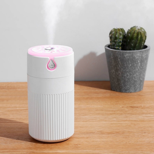 

420ml Mute Air Humidifier USB Essential Oil Diffuser Aromatherapy Humidifier with LED Night Light(White)