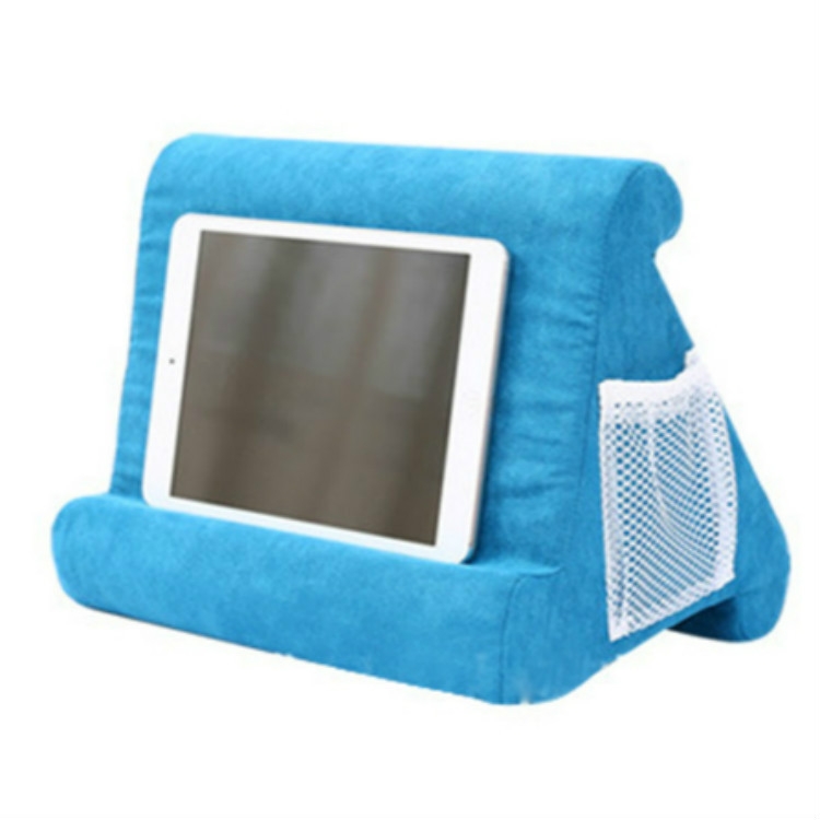 

Laptop Holder Tablet Pillow Multifunction Laptop Cooling Pad Rest Cushion(Lake Blue)