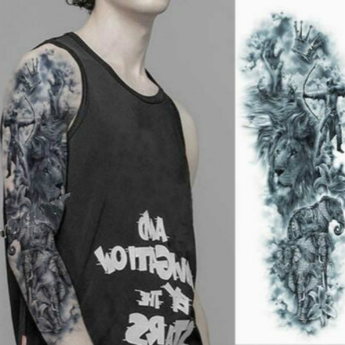 

Large Arm Sleeve Waterproof Temporary Tattoo Sticker(DZ-115)