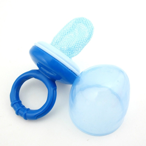 

Baby Bite Le Net Pocket Fruits and Vegetables Pacifier Baby Soothers Safe Chew Feeder(Blue)