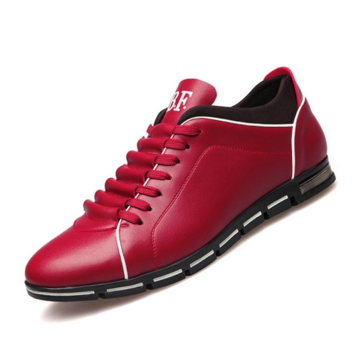 

Men Fashion British Style Sports Shoes, Size:41(Red)