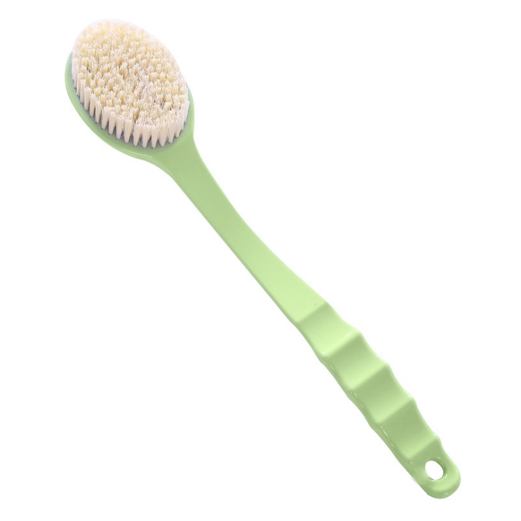 

Long Handle Bath Brush Soft Hair Bath Brush with Massage Back Brush(Green)