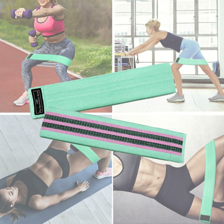 

Lake Blue Weak Pull Polyester-cotton + Latex Yarn Loop Tension Band Yoga Resistance Band, Size: 76 x 8cm