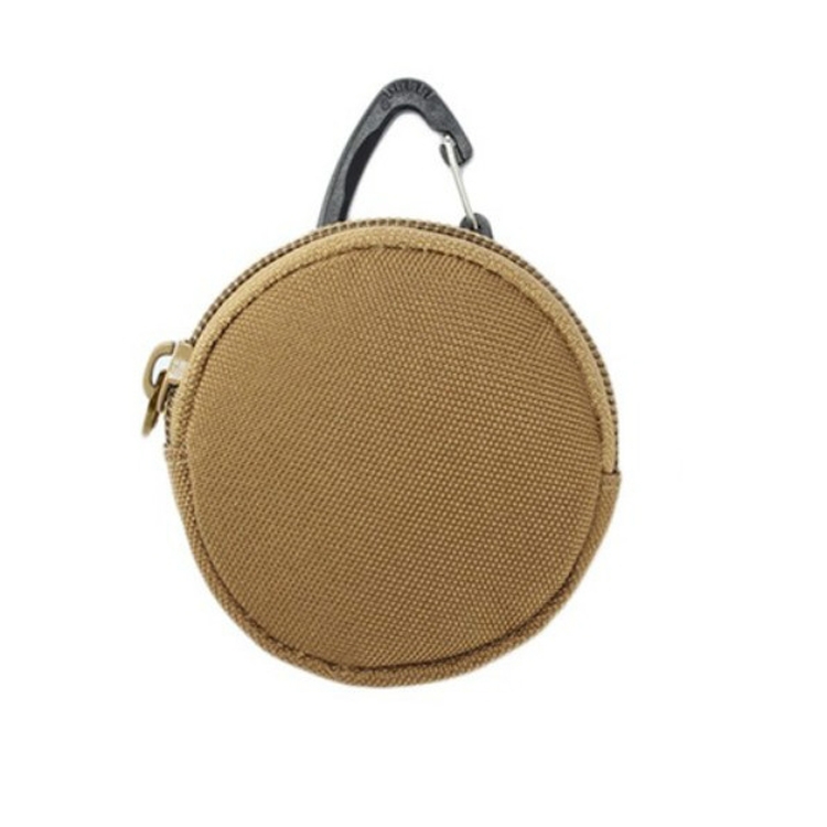 

Camping Portable Storage Bag Triangle Buckle Case Waist Pack Small Wallet(Khaki)