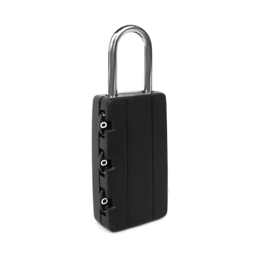 

2 PCS Trolley Case Code Lock Padlock Diary Zipper Small Lock(Black)