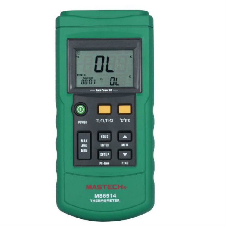 

MS6514 Dual Digital Thermometer With USB Interface(Green)